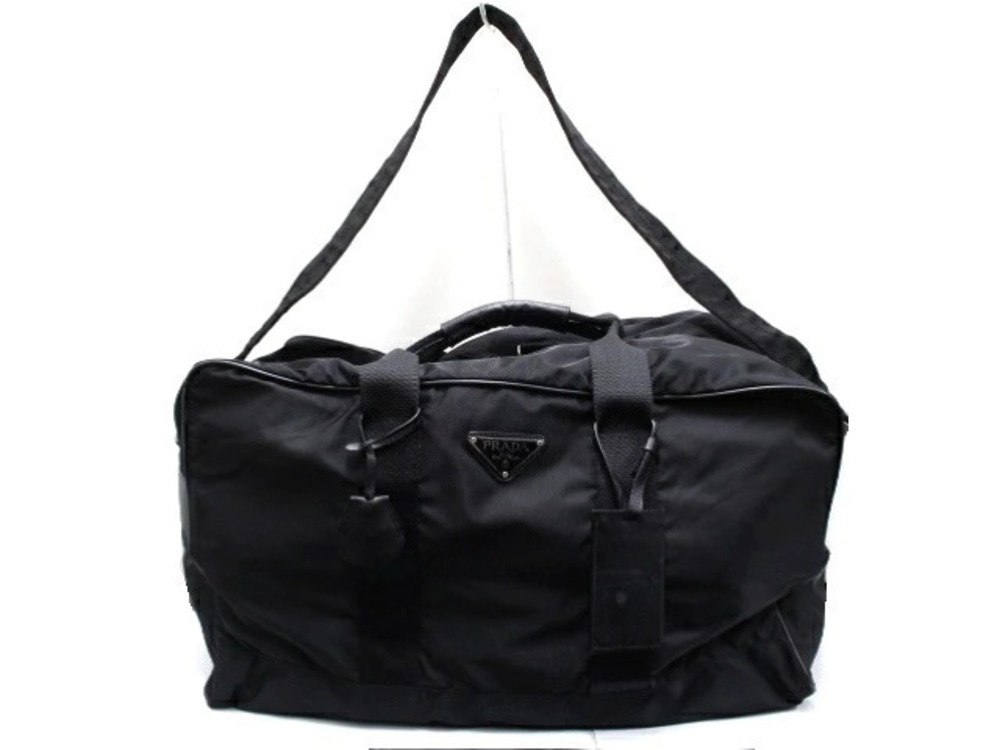 Prada Tessuto Boston bag travel black